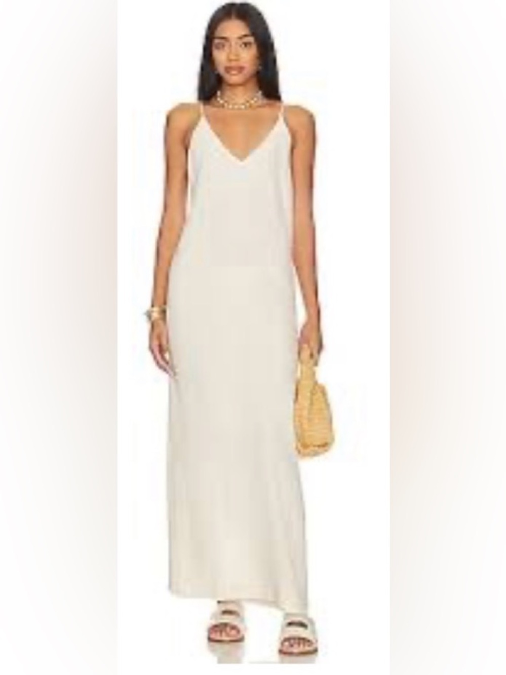 Onia dress from Revolve V-Neck Slip linenDress